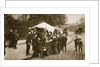 Children buying ice-cream from an Italian trader by Anonymous