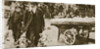 Old Jewish man and his grandson carrying some fowls by Anonymous