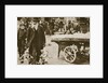 Old Jewish man and his grandson carrying some fowls by Anonymous