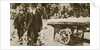 Old Jewish man and his grandson carrying some fowls by Anonymous