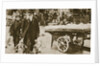 Old Jewish man and his grandson carrying some fowls by Anonymous
