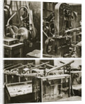 Money making; stamping and milling the disks and weighing the finished coins by Anonymous