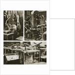 Money making; stamping and milling the disks and weighing the finished coins by Anonymous