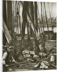 At the foot of the mast on a Thames Barge by Anonymous