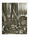 At the foot of the mast on a Thames Barge by Anonymous