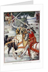 Beaumains Wins the Fight at the Ford by Anonymous