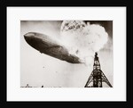 The German airship 'Hindenburg' blows up by Anonymous