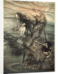 Mock away! Mock! The Nibelung makes for your toy! by Arthur Rackham