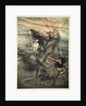 Mock away! Mock! The Nibelung makes for your toy! by Arthur Rackham