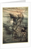 Mock away! Mock! The Nibelung makes for your toy! by Arthur Rackham