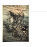 Mock away! Mock! The Nibelung makes for your toy! by Arthur Rackham