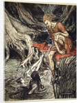 The Rhine's pure gleaming children told me of their sorrow by Arthur Rackham