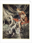 The Rhine's pure gleaming children told me of their sorrow by Arthur Rackham