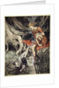 The Rhine's pure gleaming children told me of their sorrow by Arthur Rackham