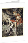 The Rhine's pure gleaming children told me of their sorrow by Arthur Rackham