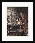 Hunding discovers the likeness between Siegmund and Sieglunde by Arthur Rackham