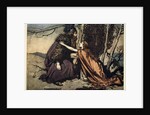 Father! Father! Tell me what ails thee? With dismay thou art filling thy child! by Arthur Rackham