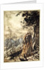Brunnhilde stands for a long time, dazed and alarmed by Arthur Rackham