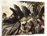 I flee for the first time and am pursued by Arthur Rackham