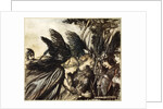 I flee for the first time and am pursued by Arthur Rackham