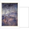 The sleep of Brunnhilde by Arthur Rackham