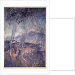 The sleep of Brunnhilde by Arthur Rackham