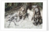 Mime finds the mother of Siegfried in the forest by Arthur Rackham