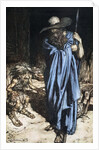 Mime and the Wanderer by Arthur Rackham