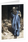 Mime and the Wanderer by Arthur Rackham