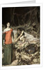 The wooing of Grimhilde, the mother of Hagen by Arthur Rackham