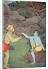 Rama sending his signet-ring to Sita by K Venkatappa