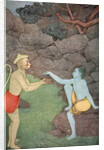Rama sending his signet-ring to Sita by K Venkatappa