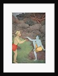 Rama sending his signet-ring to Sita by K Venkatappa