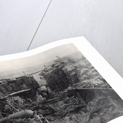 Russian Gun Emplacement during the Crimean War by James Robertson