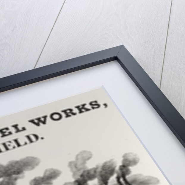 Advertisement for Railway View of Cyclops Steel Works by Unknown