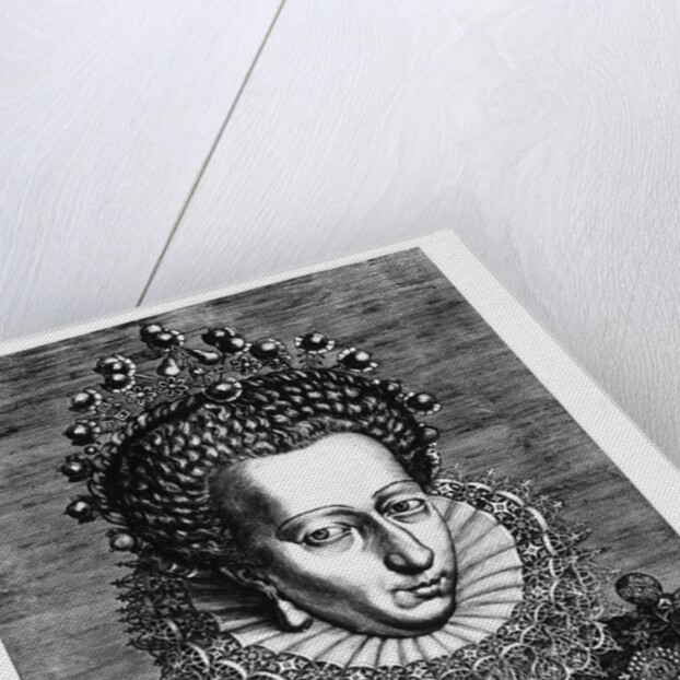 Chaterine de Bourbon by Jan Wierix