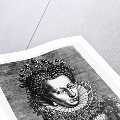 Chaterine de Bourbon by Jan Wierix