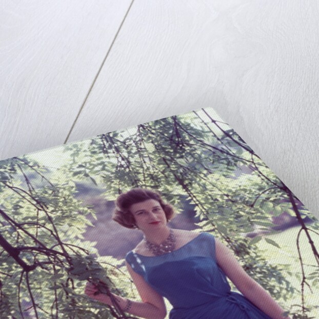 Princess Alexandra in the garden at Kensington Palace by Cecil Beaton