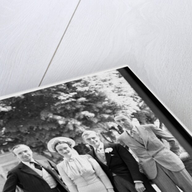 Duke and Duchess of Windsor, Cecil Beaton and Edward Dudley Metcalfe by Cecil Beaton