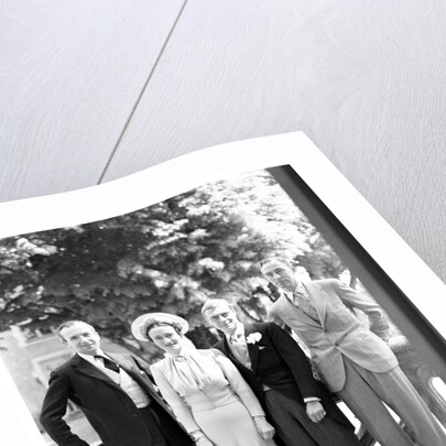 Duke and Duchess of Windsor, Cecil Beaton and Edward Dudley Metcalfe by Cecil Beaton