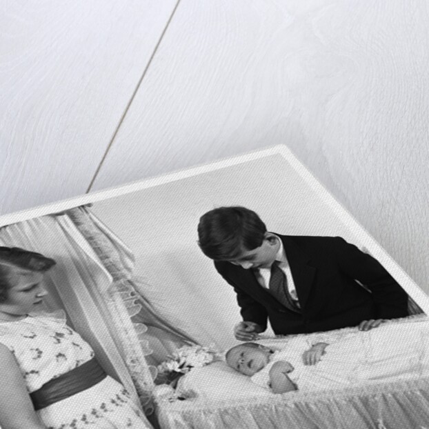 Princess Anne and Prince Charles with Prince Andrew by Cecil Beaton