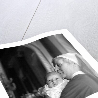 Prince Charles and his nurse by Cecil Beaton