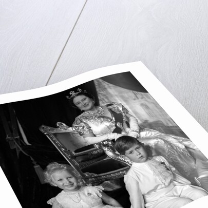 Queen Elizabeth, The Queen Mother, Prince Charles and Princess Anne by Cecil Beaton