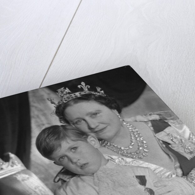 Queen Elizabeth, The Queen Mother and Prince Charles by Cecil Beaton