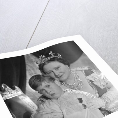 Queen Elizabeth, The Queen Mother and Prince Charles by Cecil Beaton