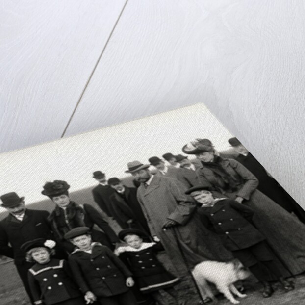 Group of Royal Party at a Tree Planting Ceremony by Lafayette Portrait Studios