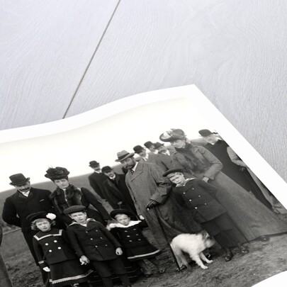 Group of Royal Party at a Tree Planting Ceremony by Lafayette Portrait Studios