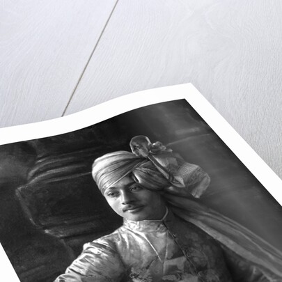 Nawab Sawar Ali Khan of Kurwai by Lafayette Portrait Studios