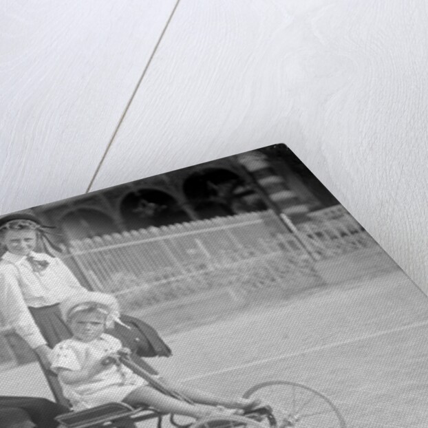 Hand Propelled Four Wheel Tandem on the Seafront by Andrew Pitcairn-Knowles