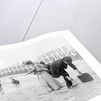 Beachcombing in Suits with Briefcase by Andrew Pitcairn-Knowles